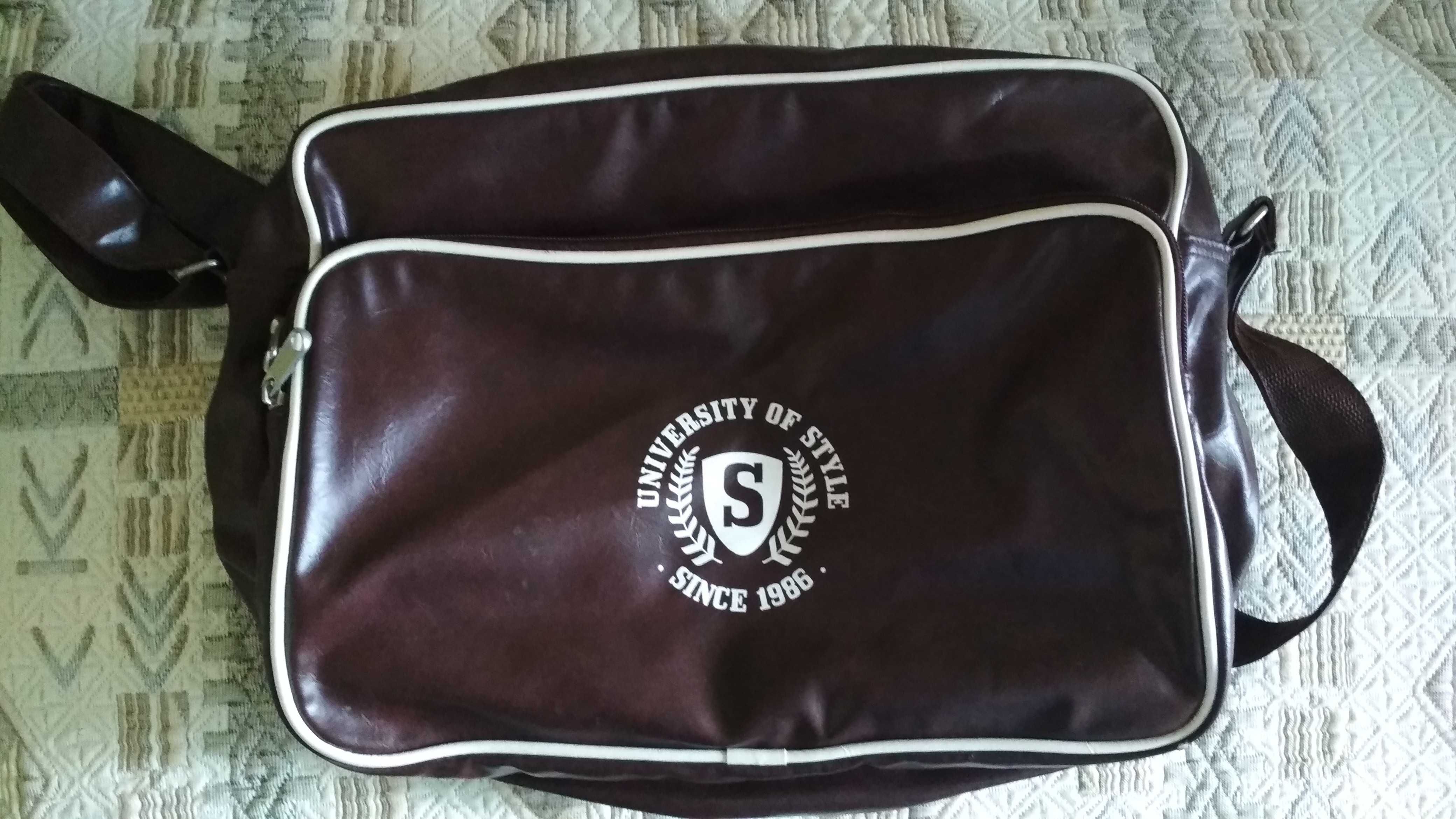 Сумка мессенджер сумка через плече Vintage University Of Style 1986