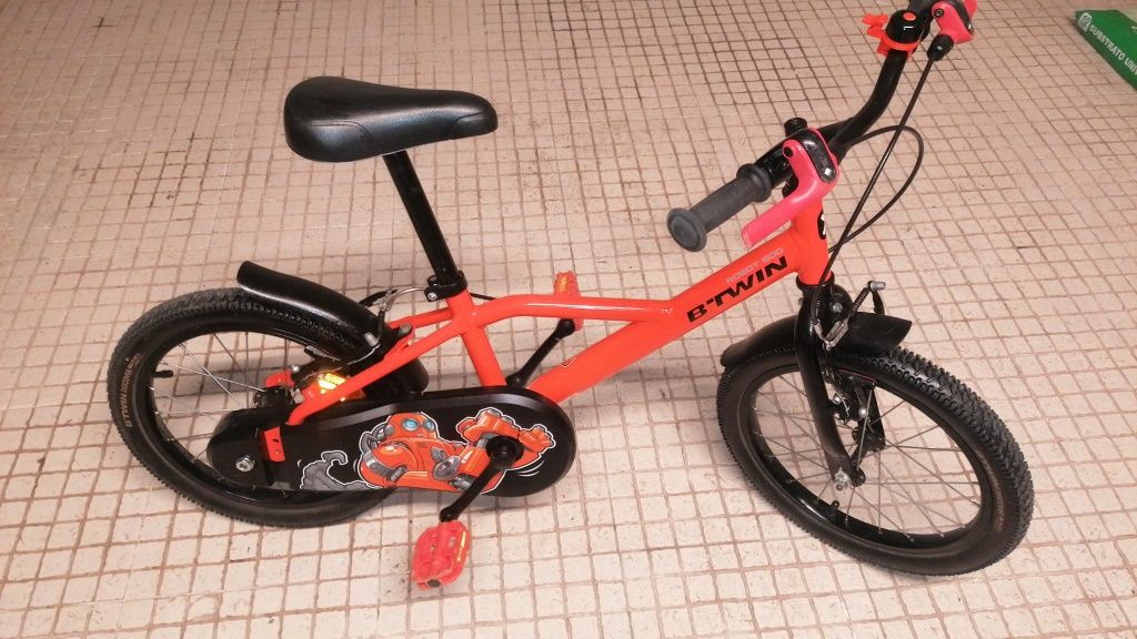 Bicicleta b-twin criança robot 500