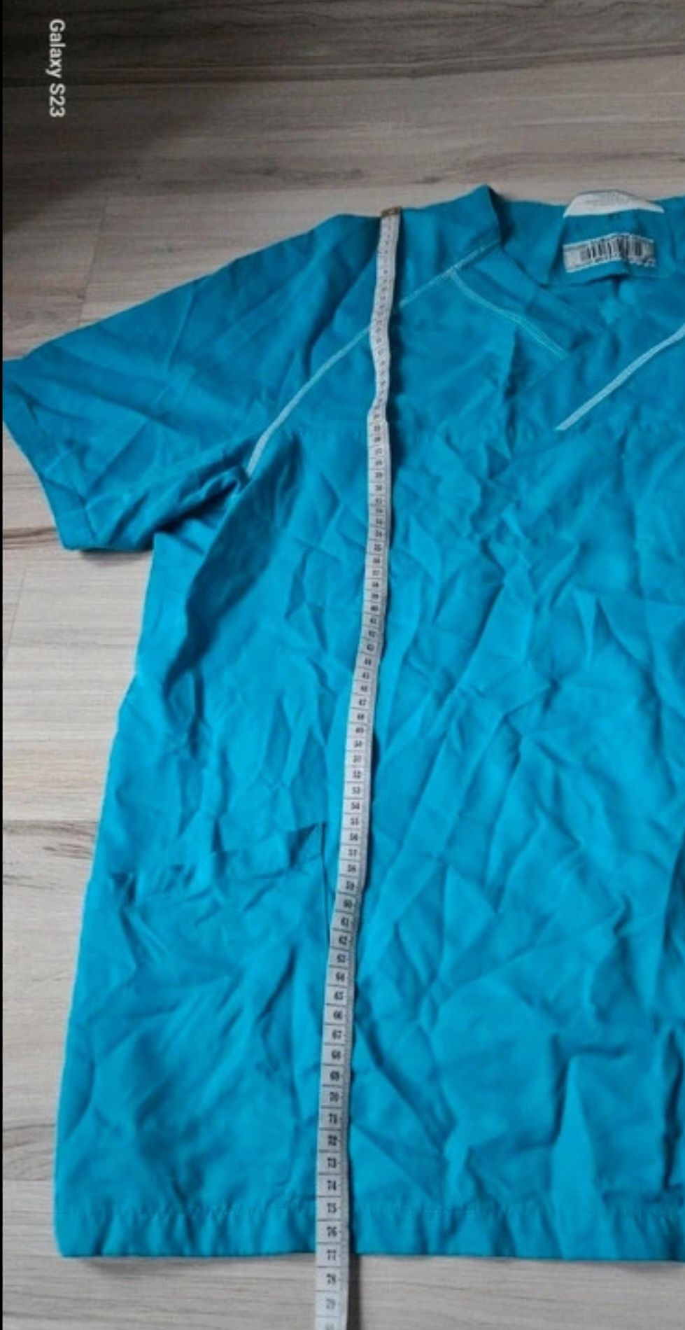 Niebieski fartuch Kitel uniform r. Xl/xxl miękki wygodny
