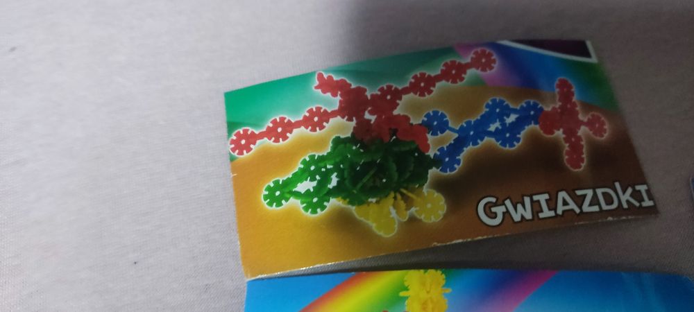 Klocki konstrukcyjne śnieżynki 379 elementów