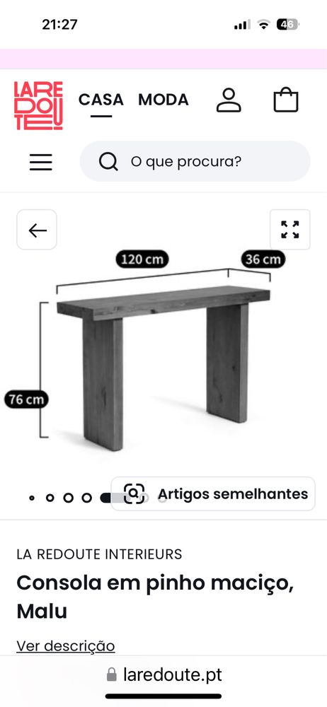 Consola La Redoutte Nova
