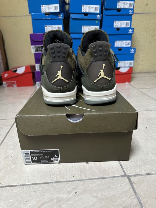 Nike Air Jordan 4 Craft Medium Olive 42, 44 e 44,5