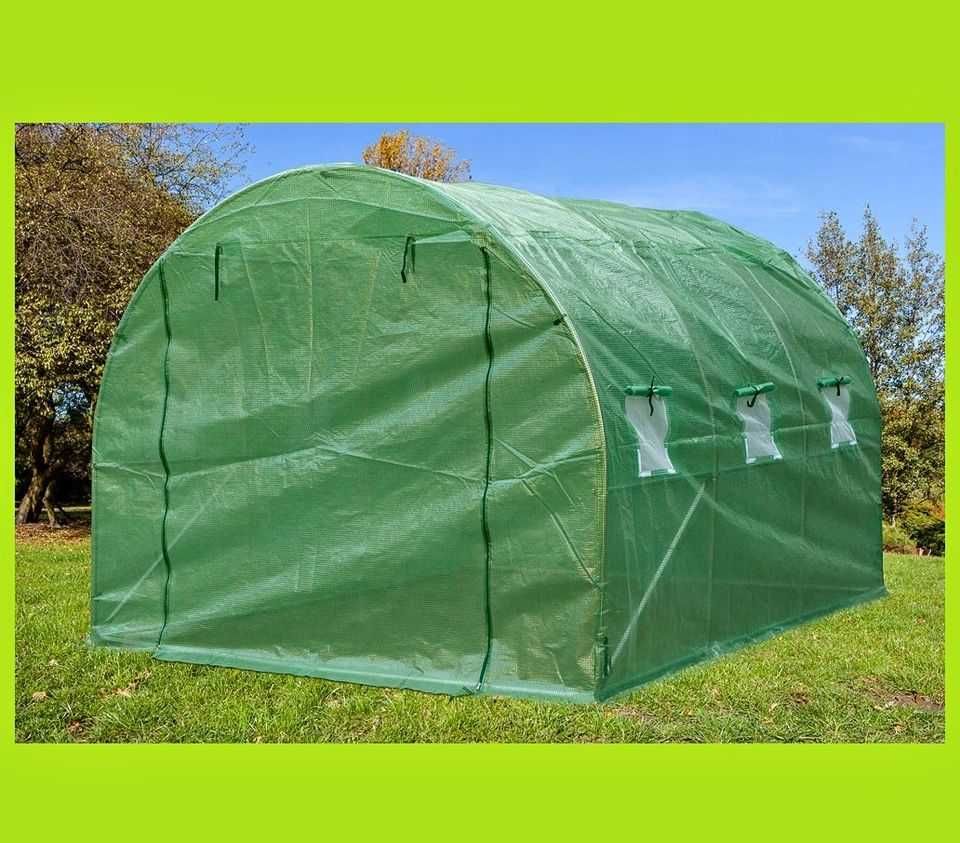 Solidny Tunel ogrodowy foliowy szklarnia folia 3x2x2m 6m2