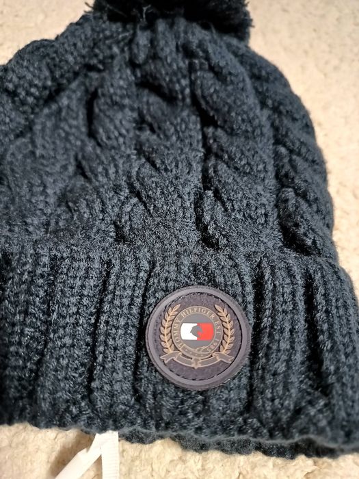 Czapka zimowa Tommy Hilfiger granatowa NOWA