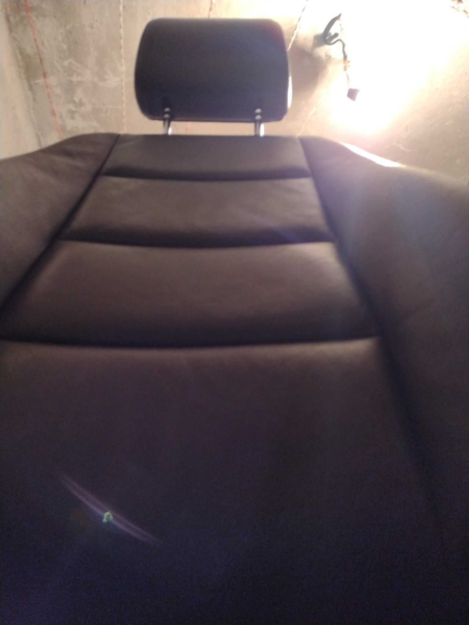 Fotele+kanapa czarna skóra A6 C6 Avant