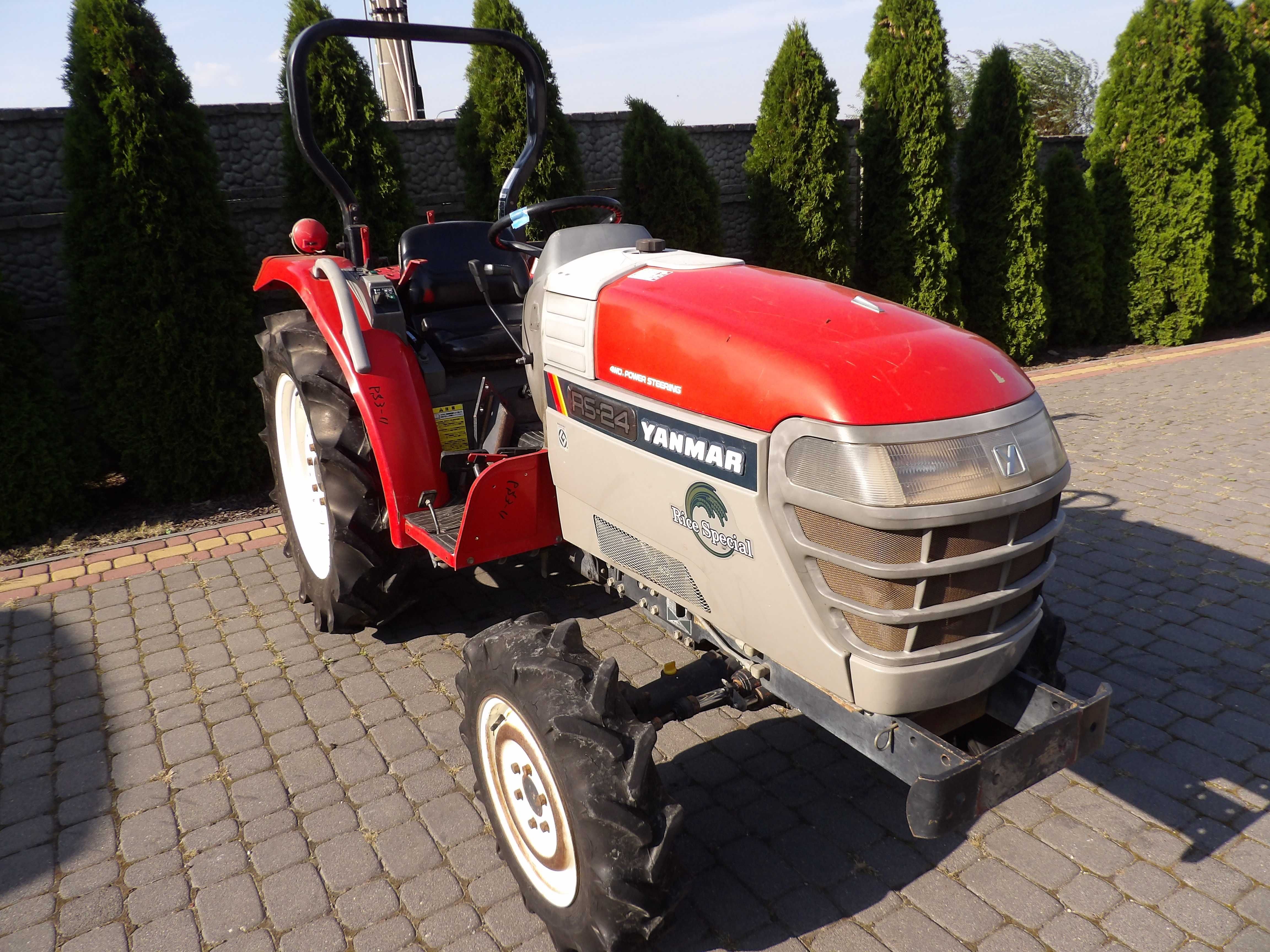 Yanmar RS 24 AF 24 4x4 wspomaganie rewers mini traktor ogrodniczy