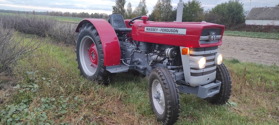 Massey Ferguson 135 orginal maska wspomaganie nowe opony sadownik