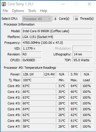 Intel i9-9900K GigaByte Z390 AORUS Pro WIFI s-1151 64gb NZXT beQuite