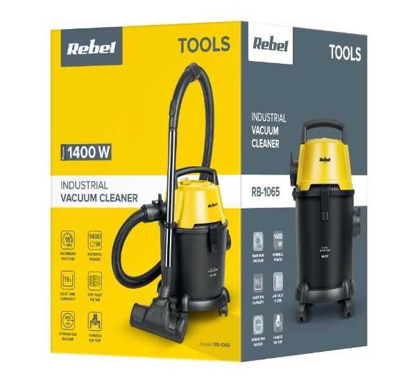Odkurzacz przemysłowy Rebel Tools Wet&Dry 1400W