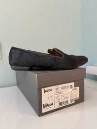 stylowe loafersy sliplony ECCO skóra pony