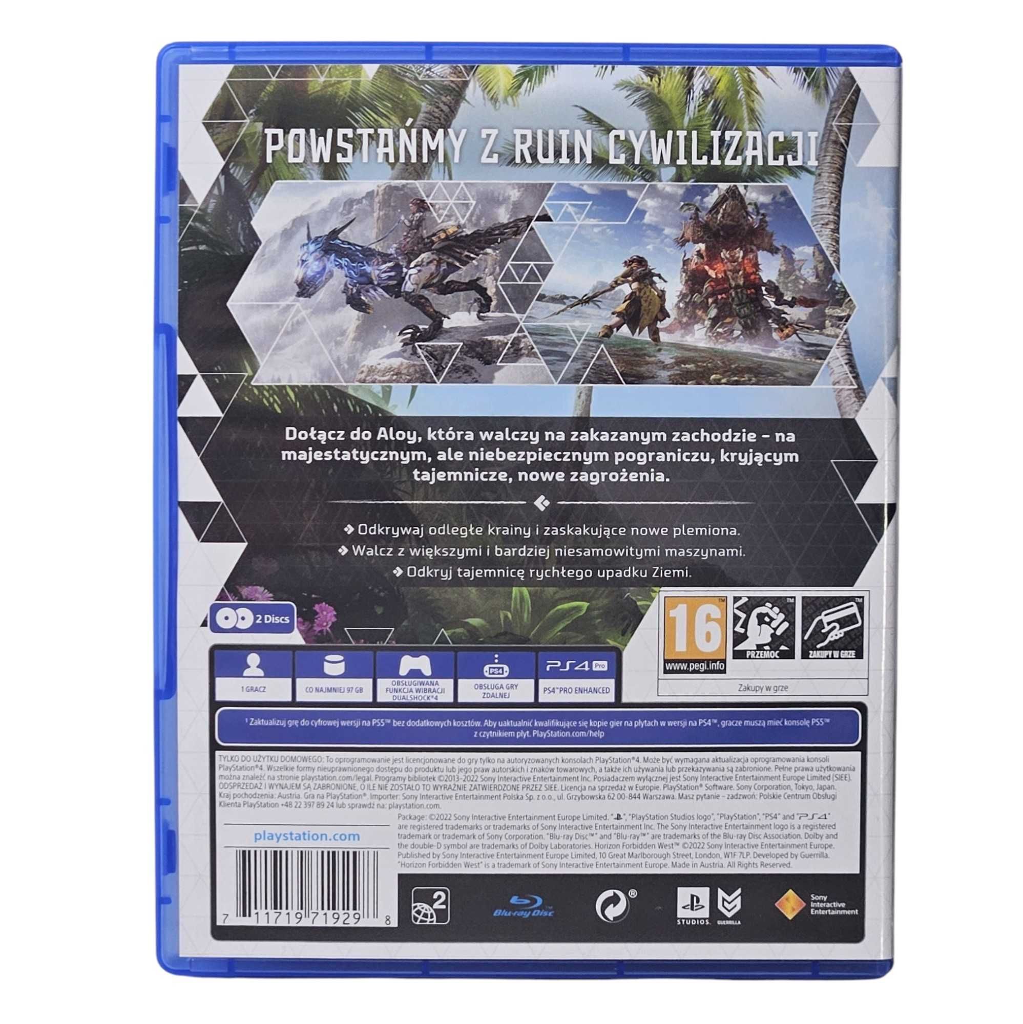 Gra Horizon Forbidden West PS4 używana