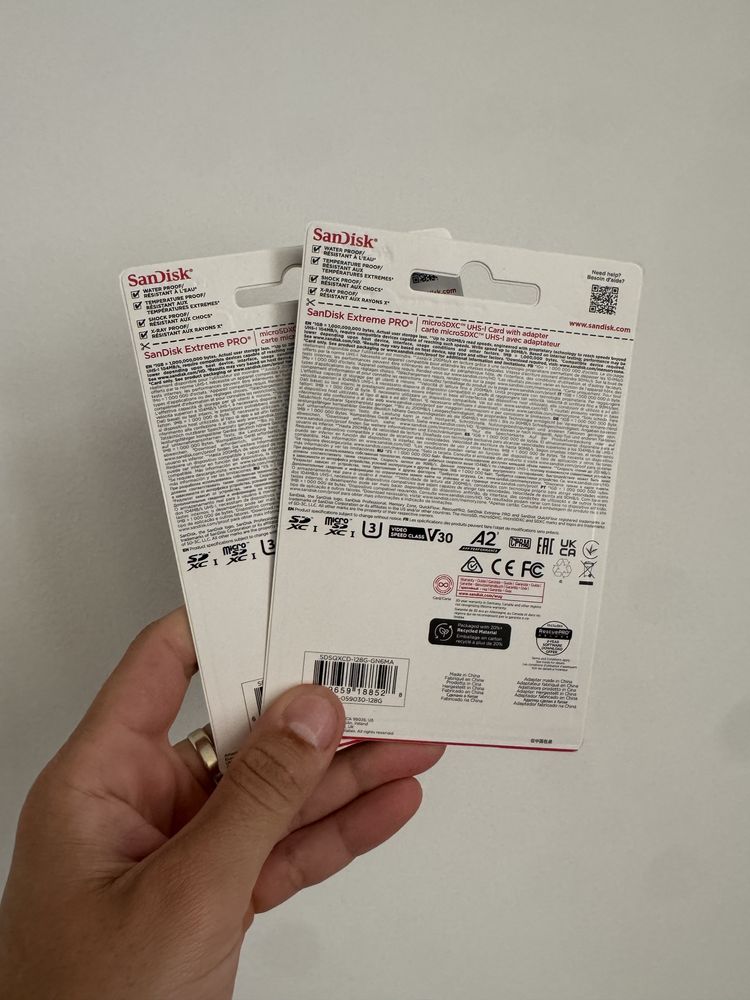 Карта пам`яті SANDISK microSDXC 128GB C10 UHS-I U3 Extreme Pro V30