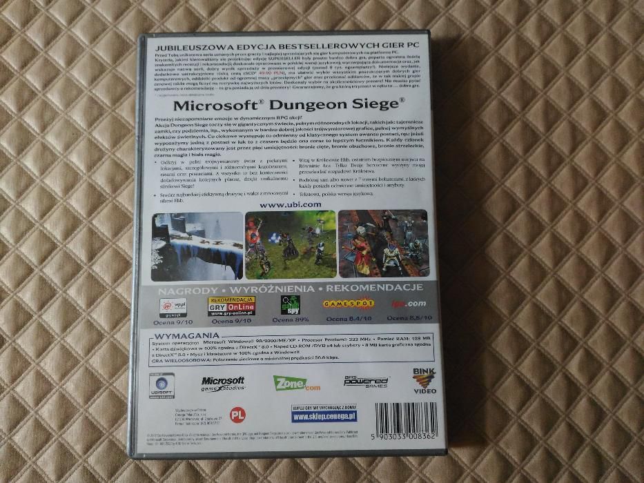 Dungeon Siege PL 3CD + pudełko i instrukcja