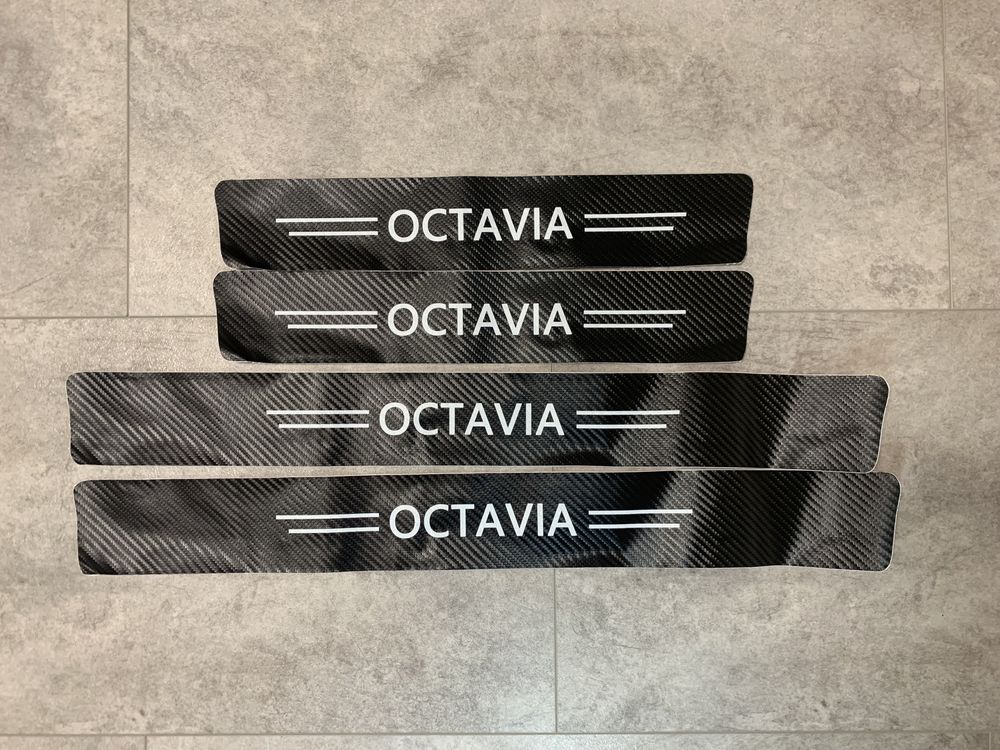 Ковпачки на диски Skoda Ніпелі Skoda наклейка на пороги Skoda, Octavia