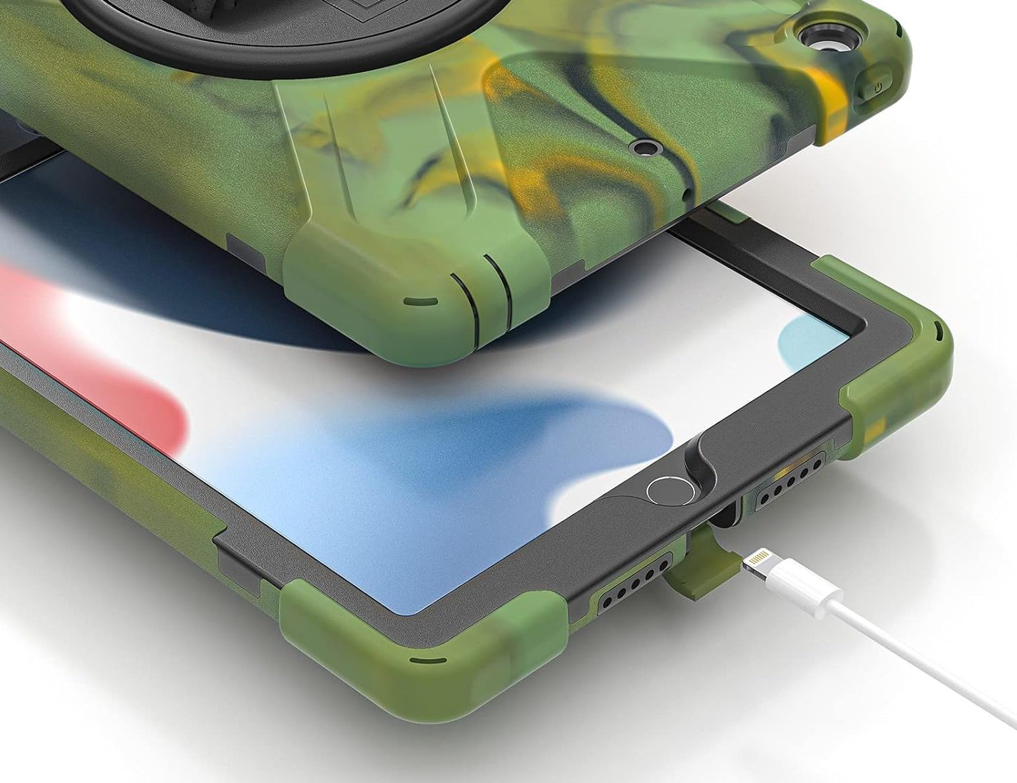 Etui do iPad Air Z z Podstawką i Paskiem na Ramię Moro