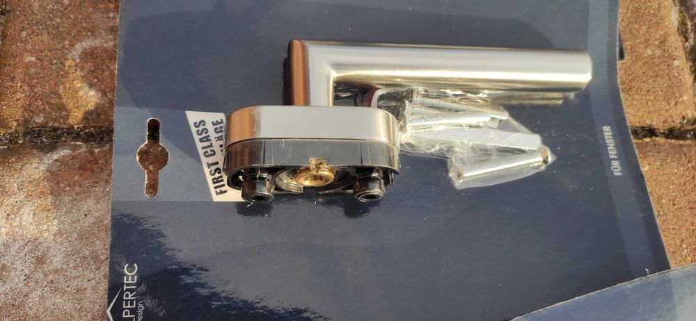 Klamka okienna - stal nierdzewna