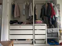 Szafa Ikea 200x60x236 pax biała