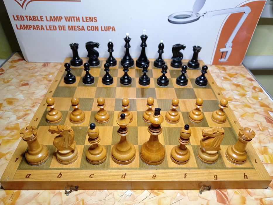 Шахмати гросмейстерські, дошка 45х45 см