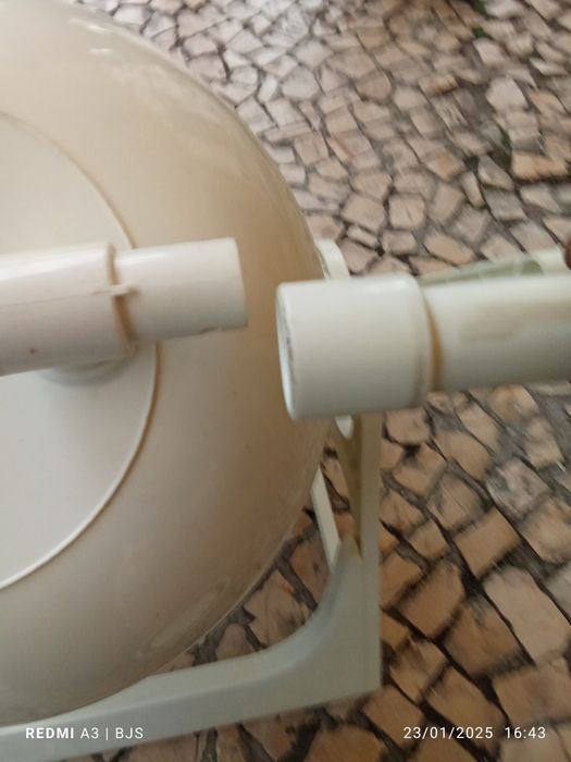 Máquina de lavar roupa manual para campismo