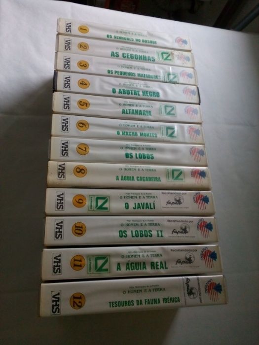 Cassetes vhs