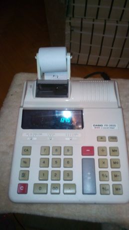 Калькулятор Casio с принтером