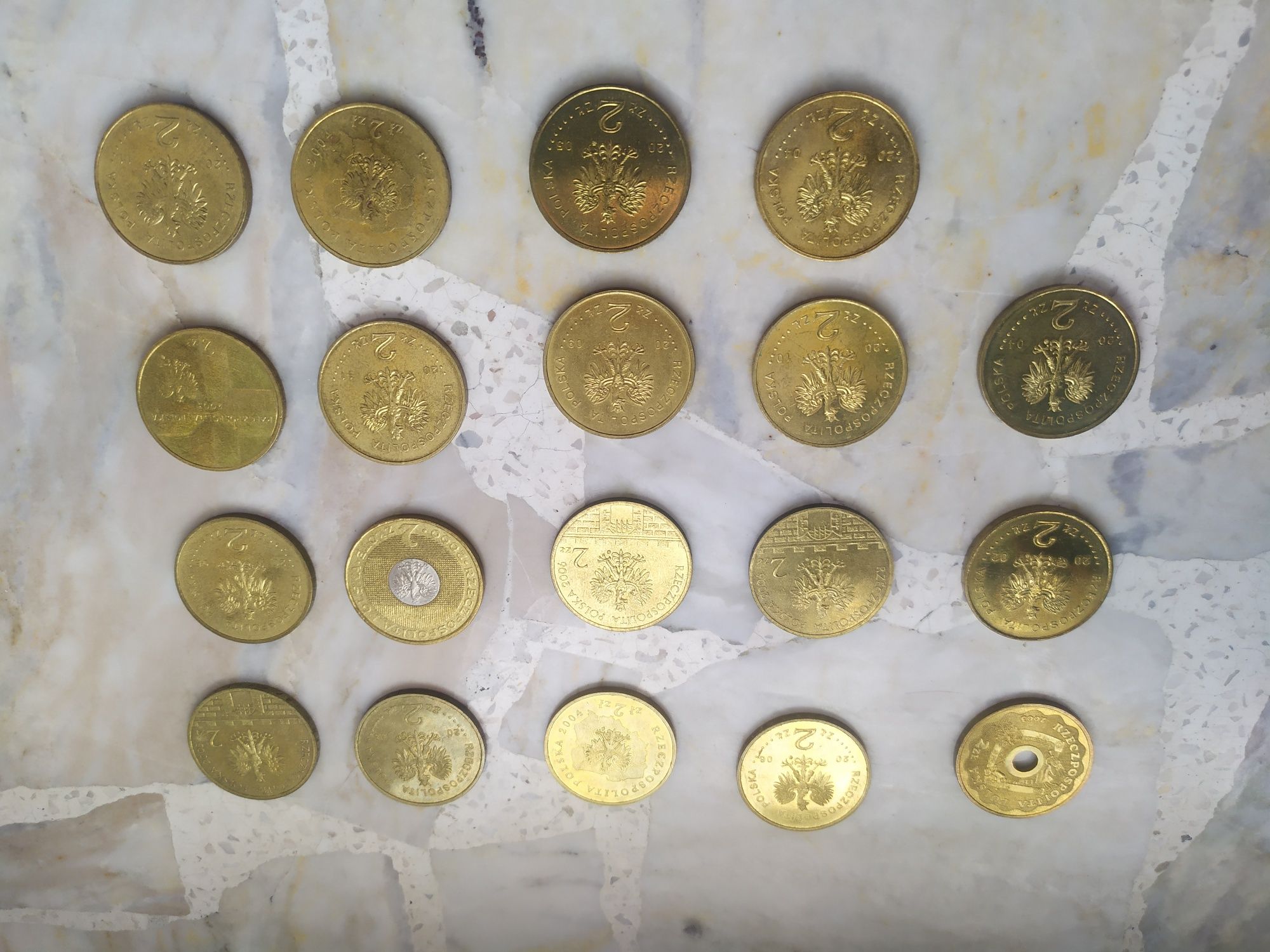 Zestaw monet okolicznościowych - 2 złote NG - nordic gold