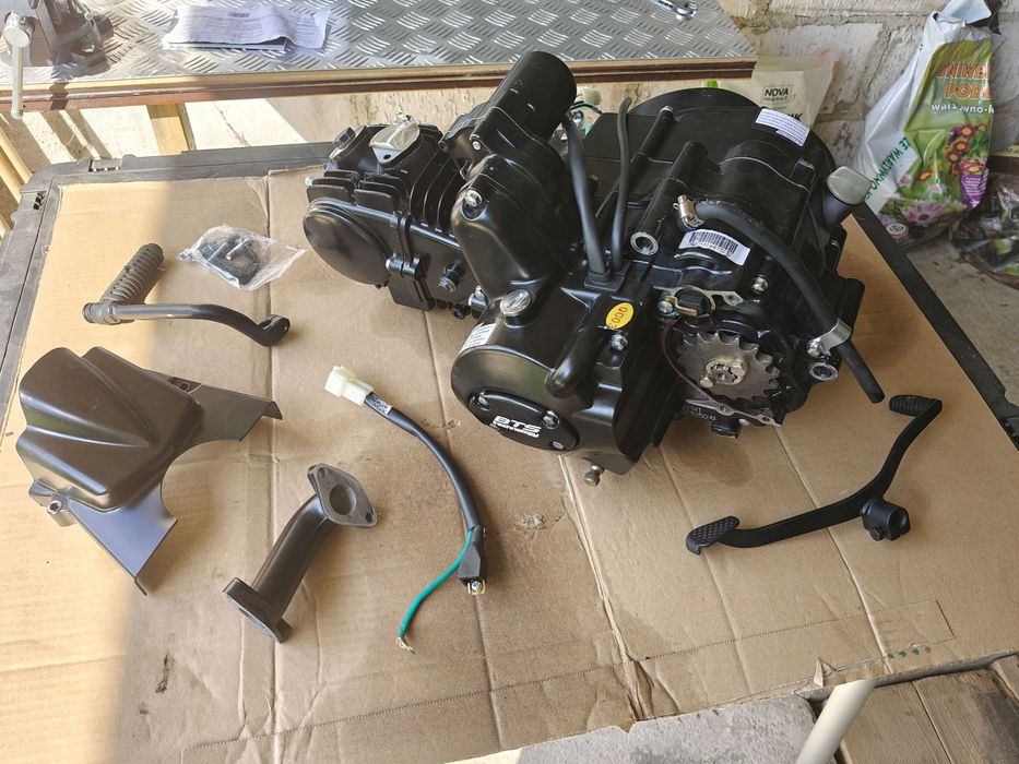 Silnik 125cc BTS 4T jak nowy aluminiowy cylinder MOTOROWER