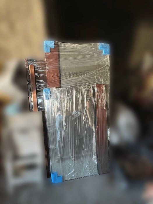 Conjunto de Sala em Madeira - Carvalho e Preto