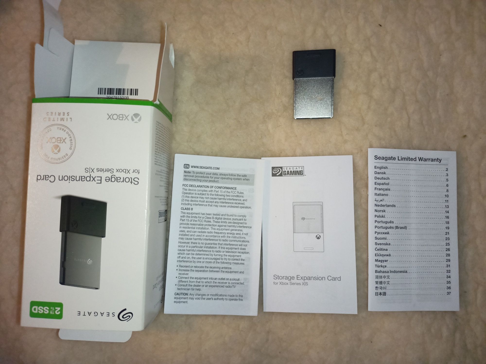 Storage expansion card for Xbox series x/s 2tb
