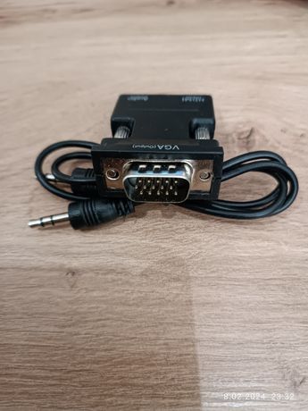 Konwerter HDMI do VGA
do VGA męskie
+ Audio