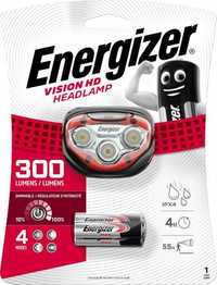 Ліхтар налобний Energizer® Vision HD  300лм + 3xAAA HDB323 червоний