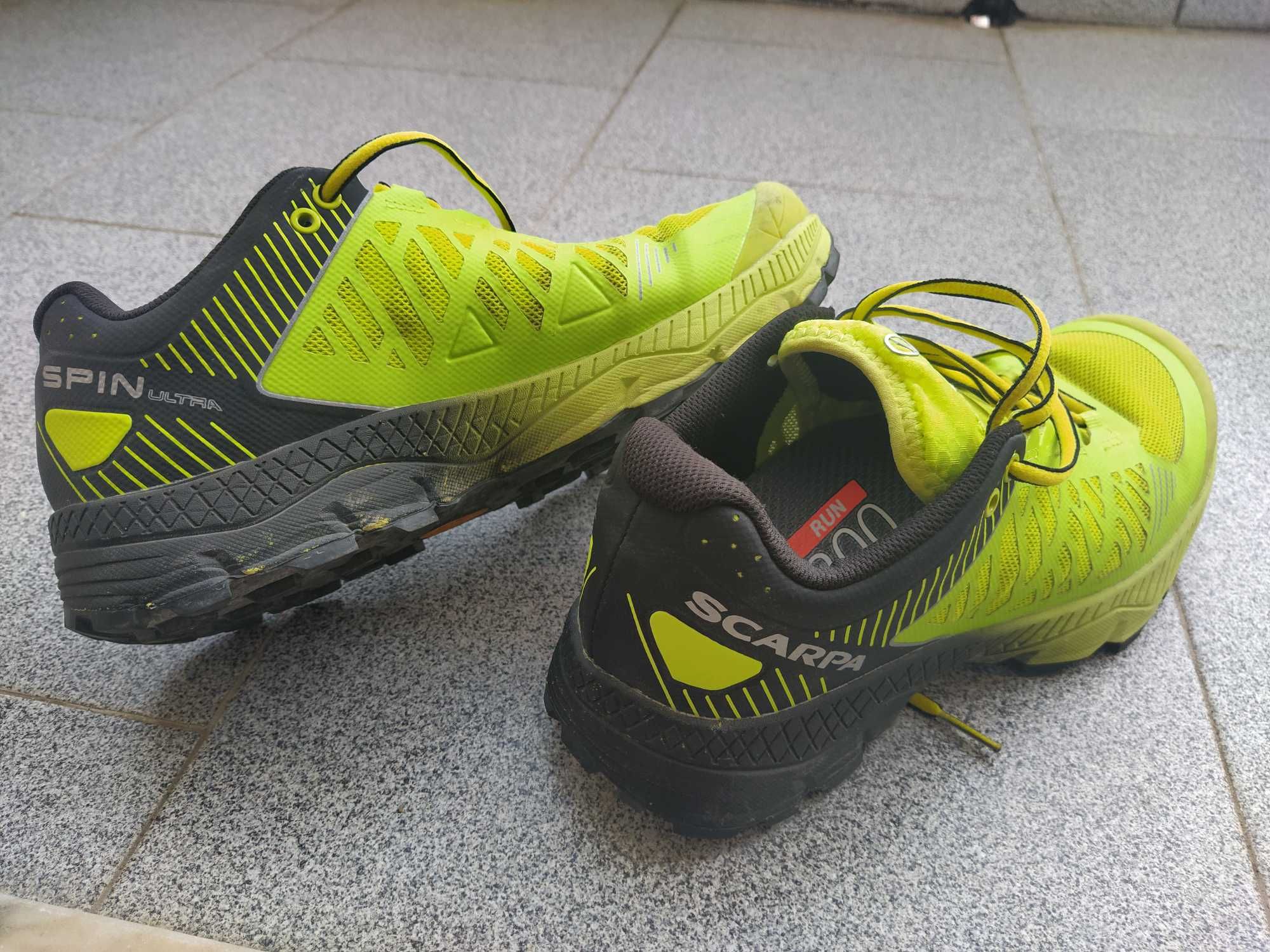 Scarpa Spin Ultra Acid-Lime Tamanho 40 (POUCO USO)