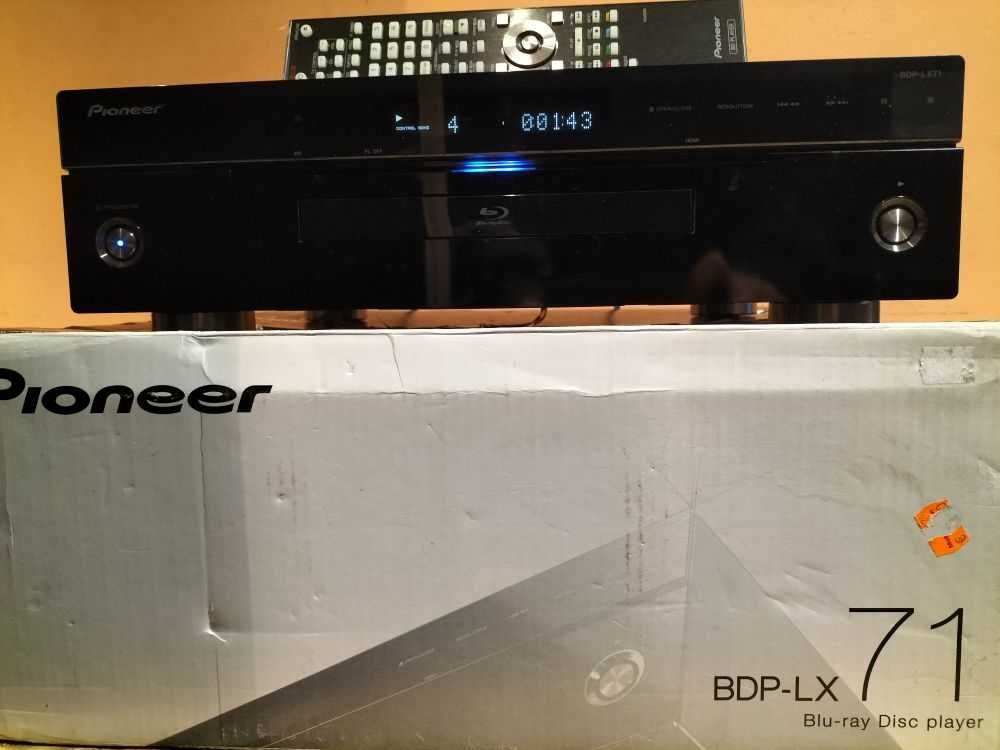 Top Odtwarzacz Bluray/CD/DVD/MP3 PIONEER BDP-LX71 /Pilot /Org. Karton!