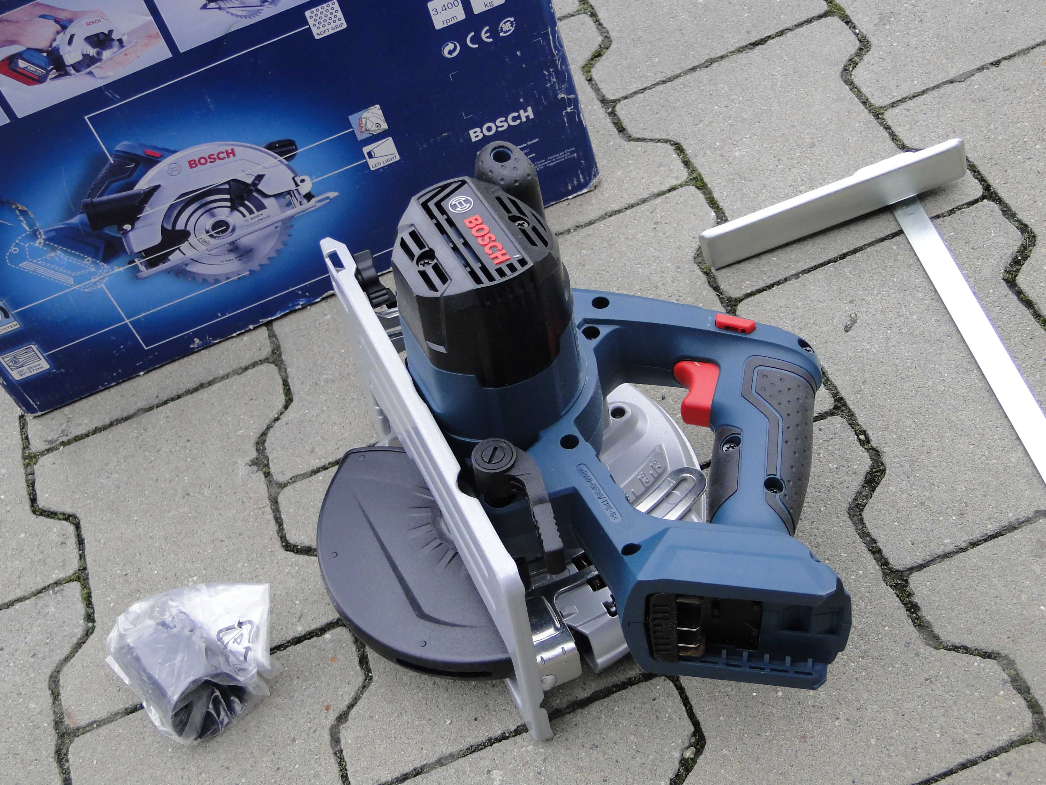 Pilarka tarczowa piła akumulatorowa body AKU BOSCH GKS 18V-57 18V Nowa
