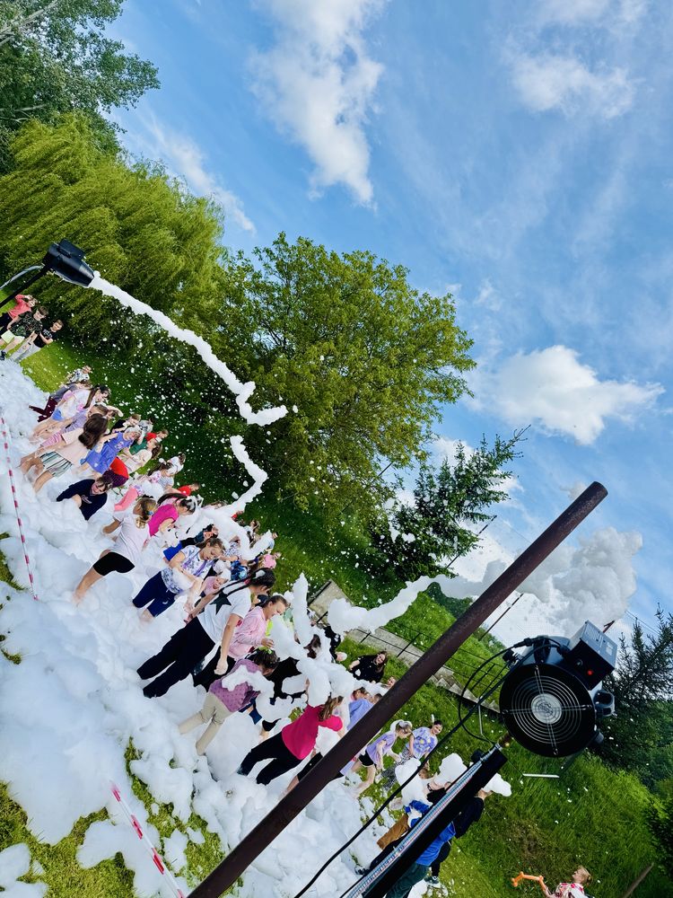 PIANA PARTY SHOW 2025 EVENTART wynajem ekonomicznej wyrzutni piany