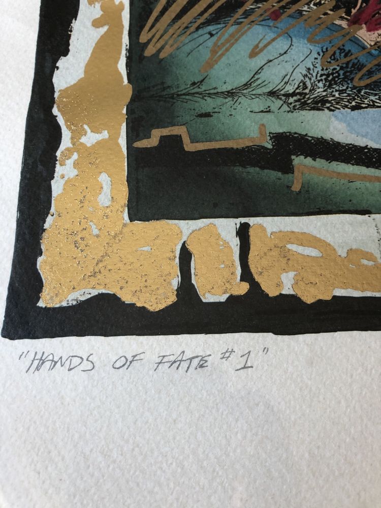 Serigrafia Robert Kostuck #hands of fate#1