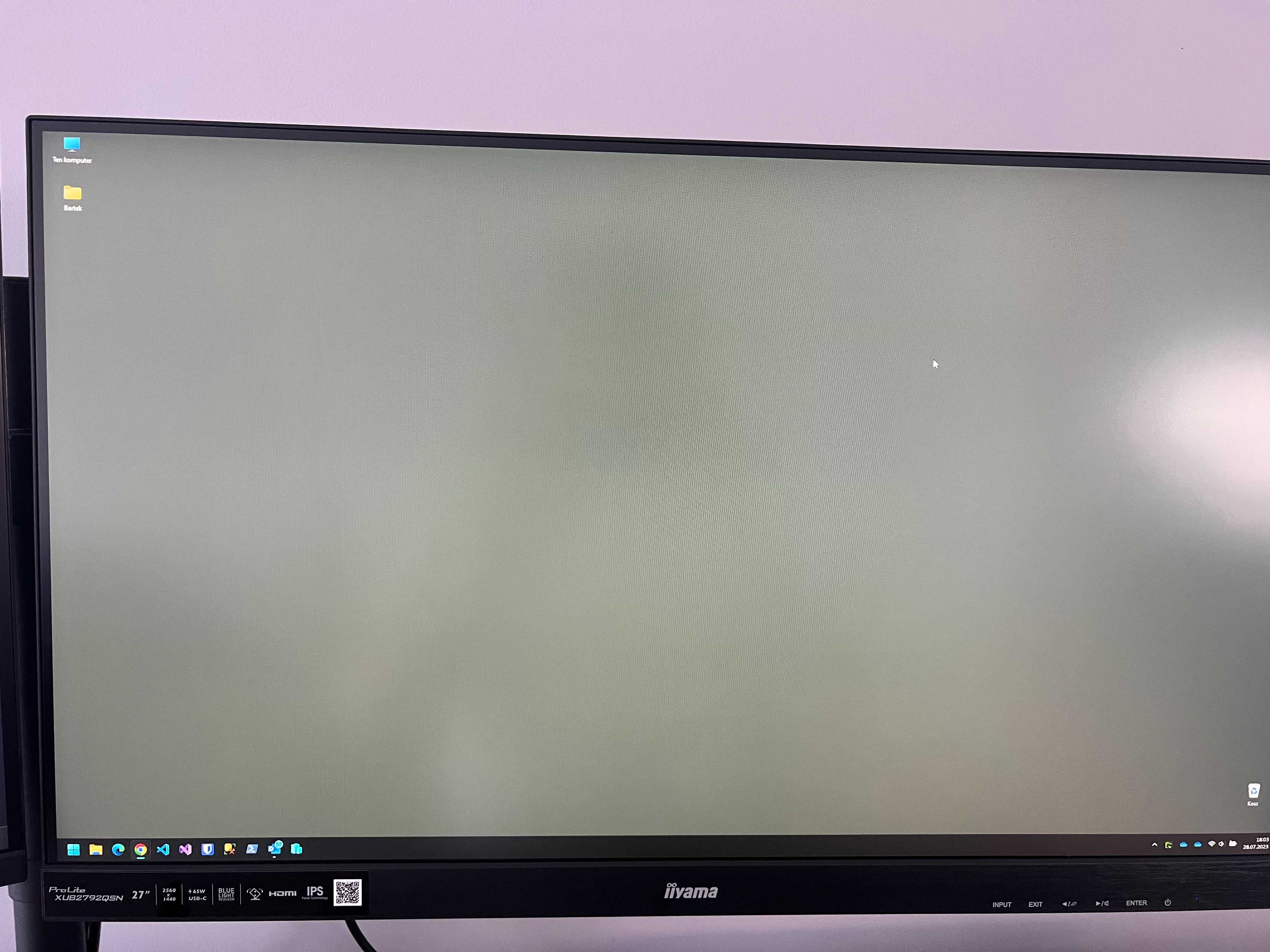 Monitor iiyama ProLite 27" 2560x1440 (WQHD) USB-C DOCK