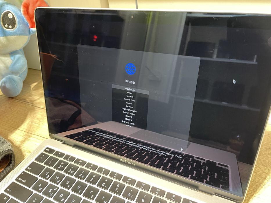 Дисплей с крышкой в сборе MacBook Air A2337 на процеесоре m1.