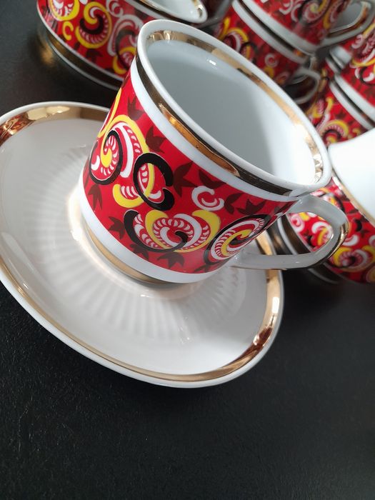 Zestaw kawowy 12 os. Chodzież zestaw roman