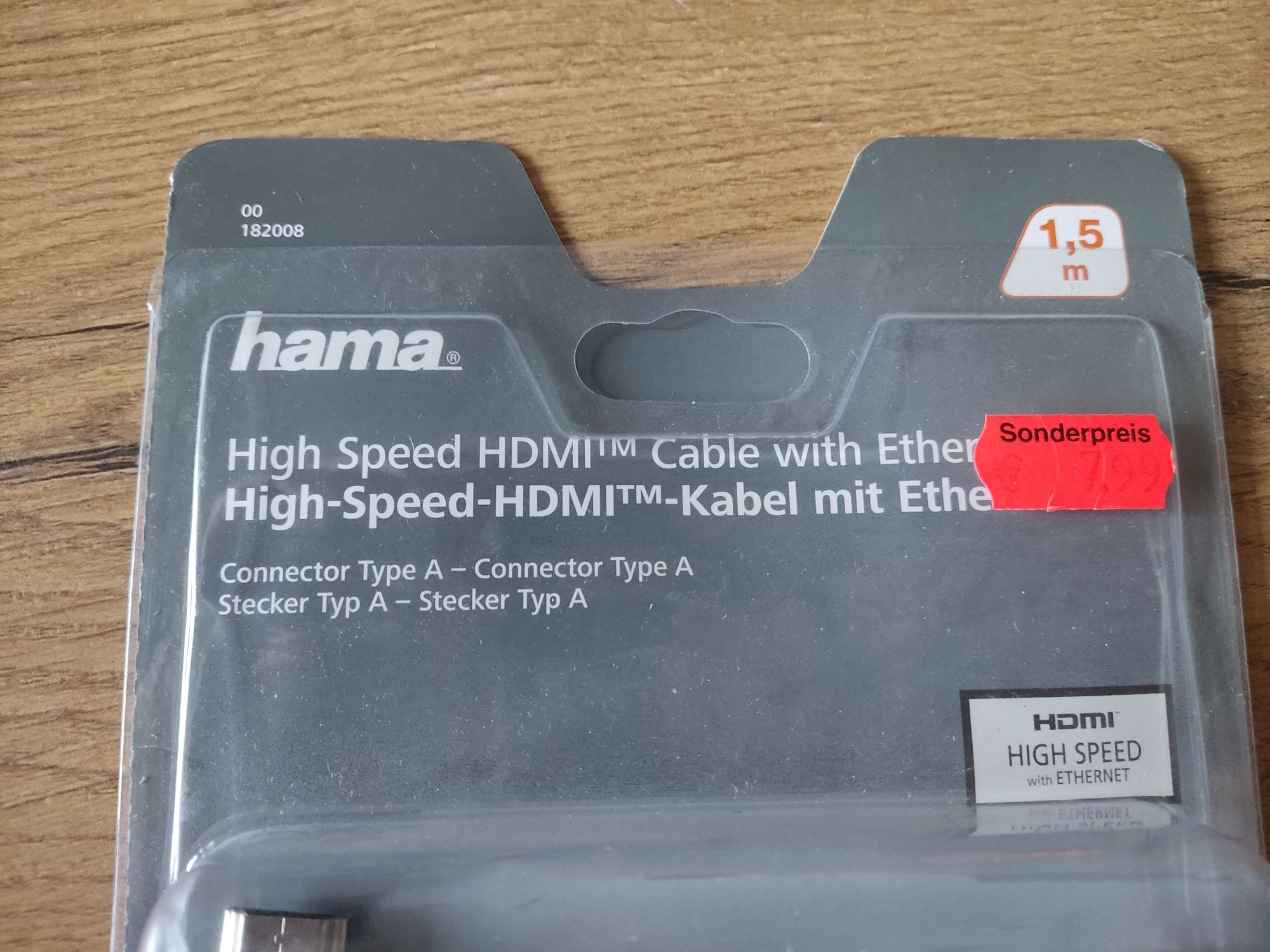 Kabel HDMI -Hdmi 1.5 metra