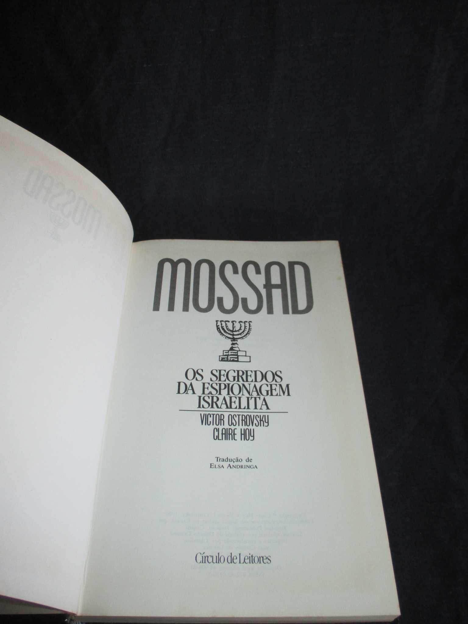 Livro Mossad Os Segredos da Espionagem Israelita CD