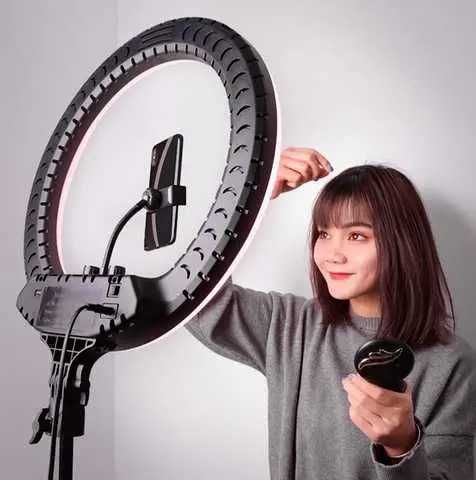 Кольцевая LED лампа RL-18 (45 см), RL-21 (54 см) с пультом + ШТАТИВ