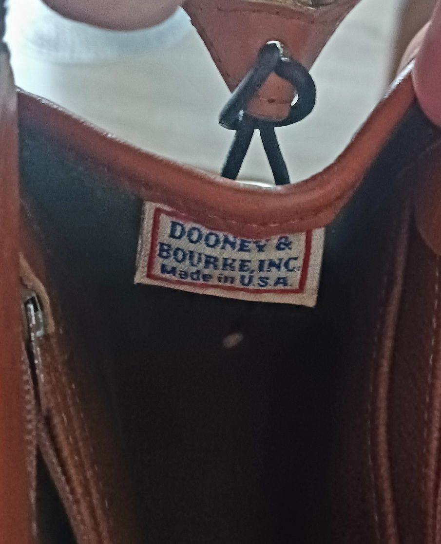 Skórzana torebka Dooney & Bourke USA vintage