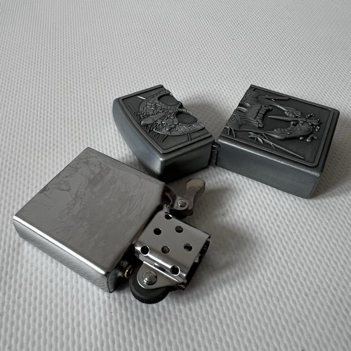 Бензинова запальничка K”antai GS5 зажигалка форма Zippo + бензин набор