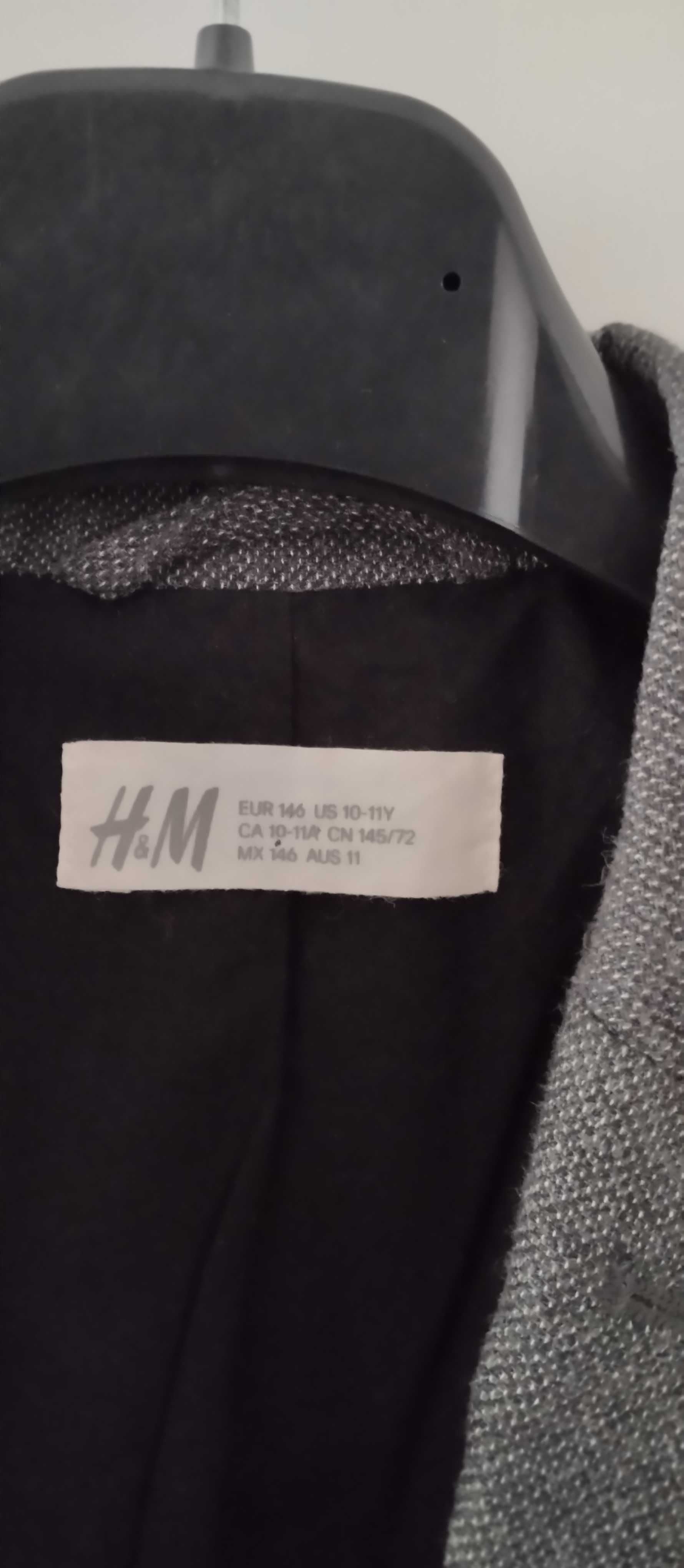 Marynarka elegancka dla chłopca szara 140/146 H&M