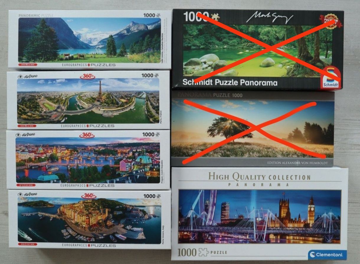 Пазл панорамні на 1000