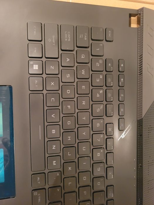 Орігинал топкейс, клавіатура Asus ROG Strix Scar 17 G733PY, G733PYV