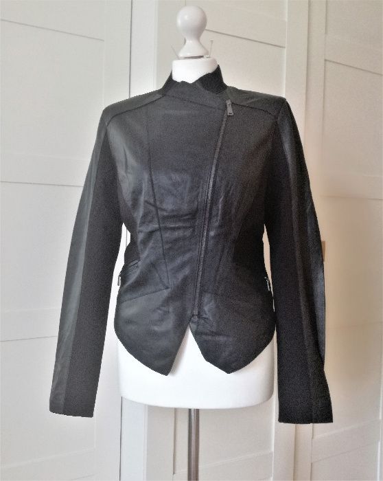 ELIE TAHARI naturalna skóra kurtka M NOWOŚĆ nowa oryginalna