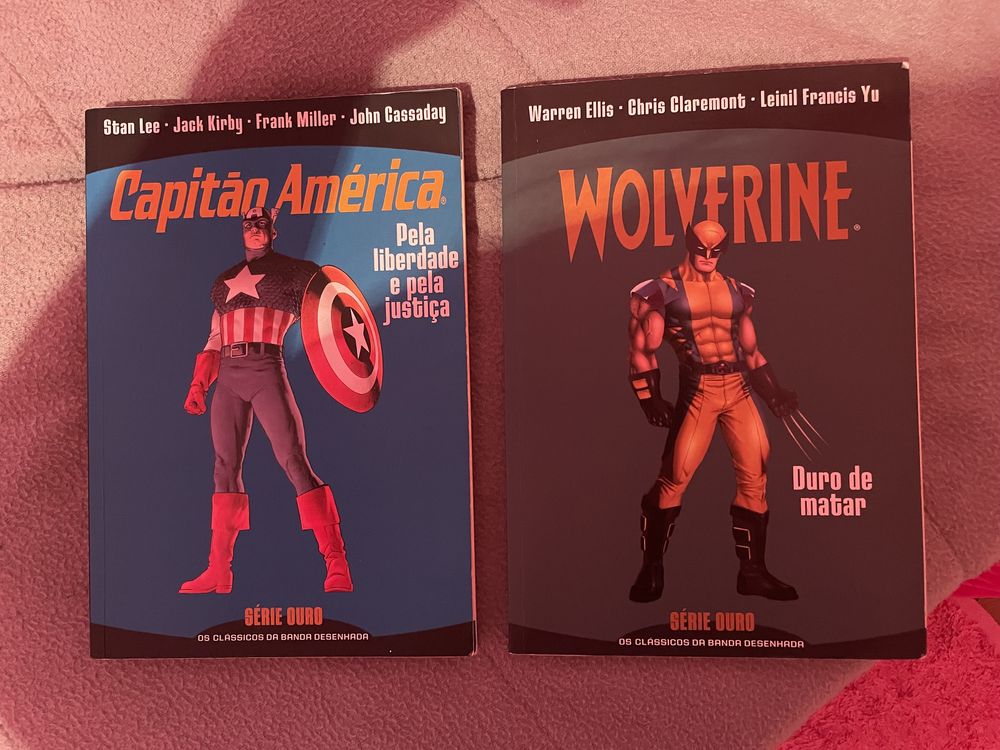 BD - Capitão América e Wolverine