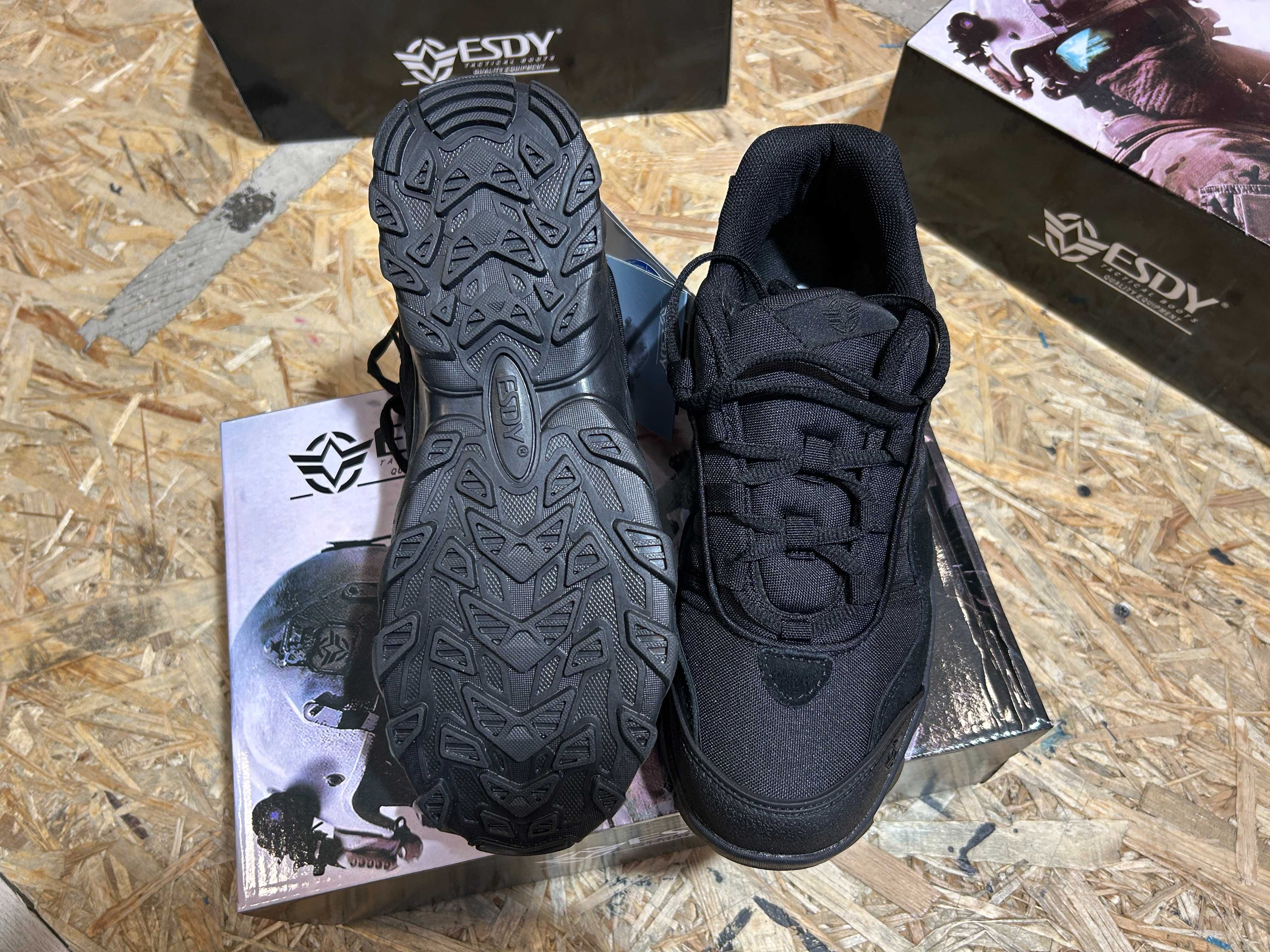 Кросівки тактичні чоловічі ESDY C203 Black/ Sandy Khaki/ Green